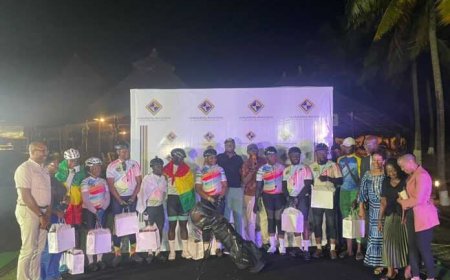 Nine cyclists ride from Lagos to Accra in support of autism community